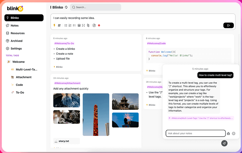 Blinko安装的注意事项，Blinko AI 配置